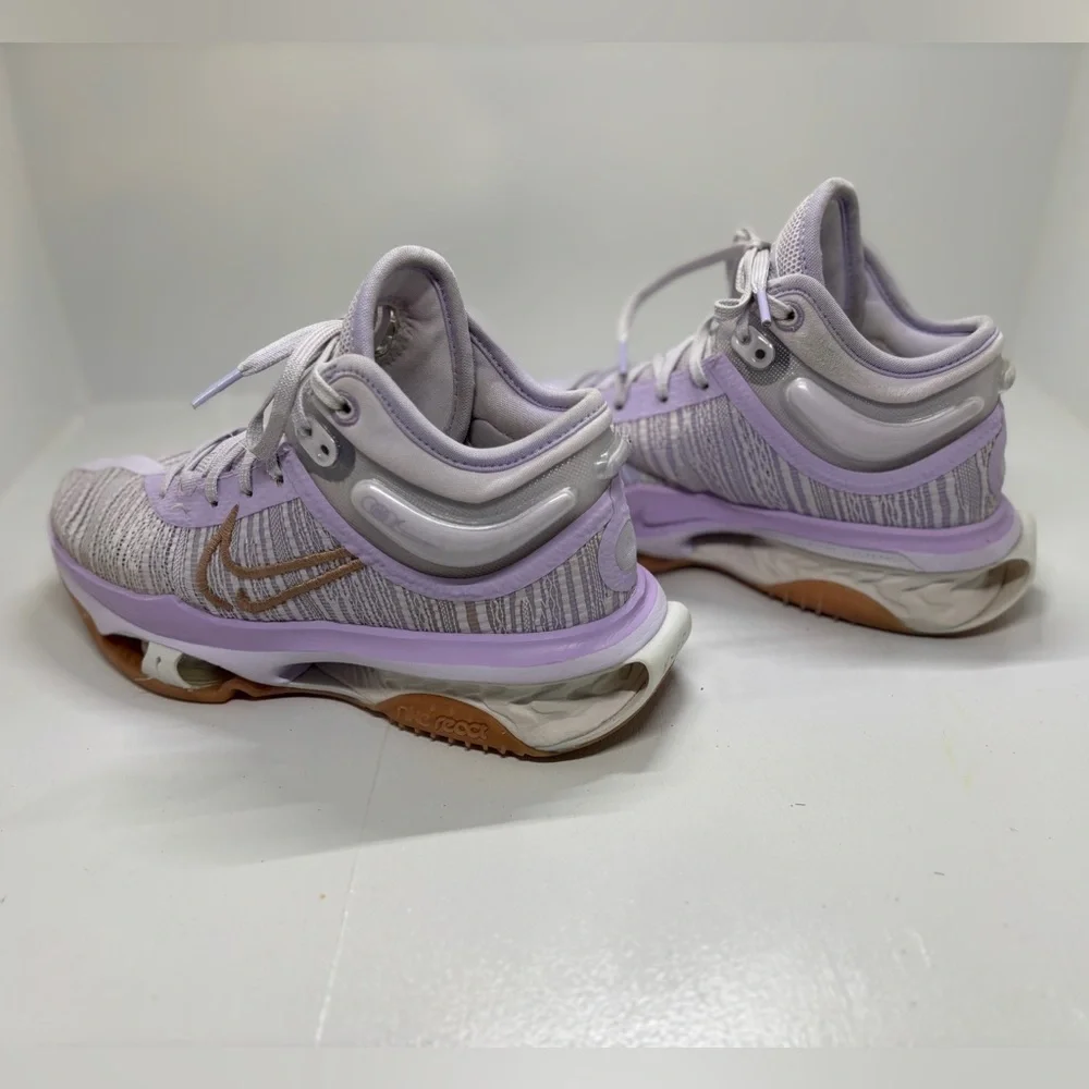 Nike Air Zoom G.T. Jump 2 Basketball Shoes Men’s 8.5 Lavender Purple Gum Sole